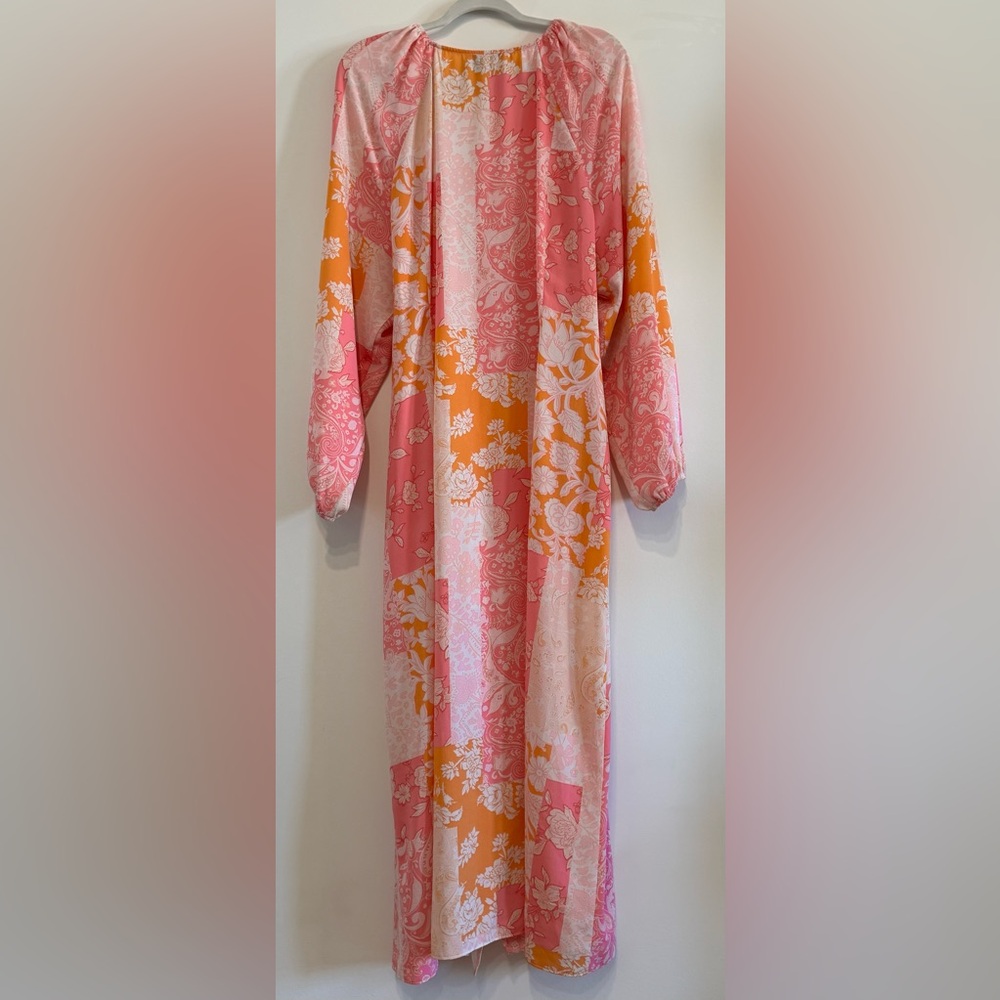 ASOS DESIGN Women’s Floral Patchwork Wrap Midi/Maxi Dress Size 18 - Picture 4 of 7